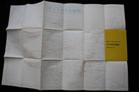 1971 JAPANESE FOLD-OUT MAP - K 3022