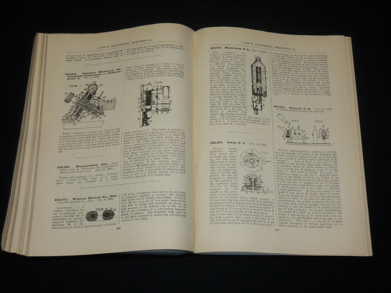 1928 ABRIDGMENTS OF SPECIFICATIONS CLASS 37 ELECTRICITY CATALOGUE - J 6223