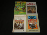 1980'S SPANISH AUTHORS BOXED SET OF 4 - SOFTCOVER - ARGUETA - QUEIROZ - KD 5402C