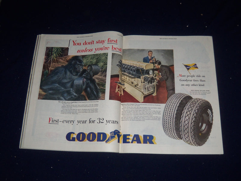 1947 APR 12 THE SATURDAY EVENING POST MAGAZINE - NORMAN ROCKWELL INSIDE- SP 5770