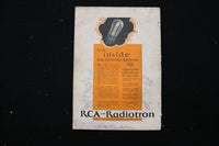 1926 DECEMBER RADIO MAGAZINE - GREAT FRONT COVER - E 11158