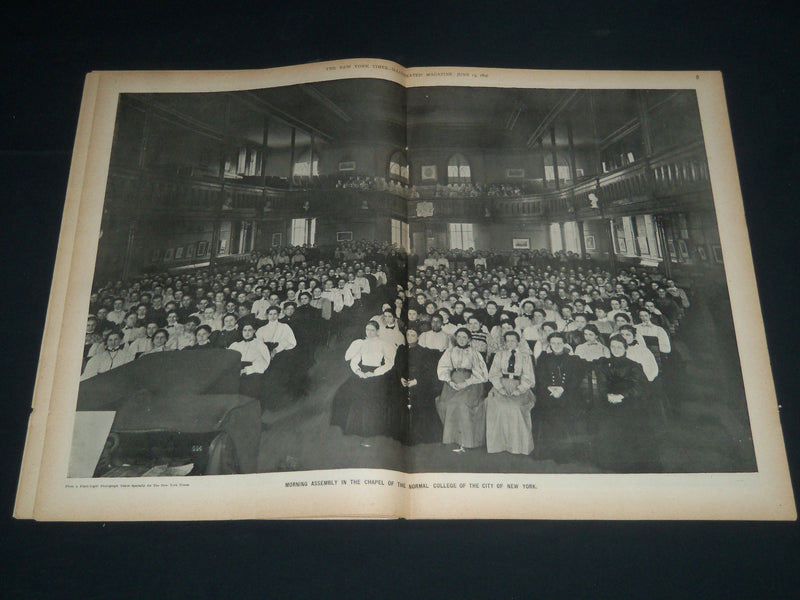 1897 JUNE 19 NEW YORK TIMES ILLUSTRATED MAGAZINE - FRANCIS LANDY PATTON- NP 3872