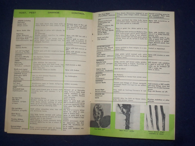 1960 PEST CONTROL SOFTCOVER BOOK BY CYNTHIA WESTCOTT - J 9759