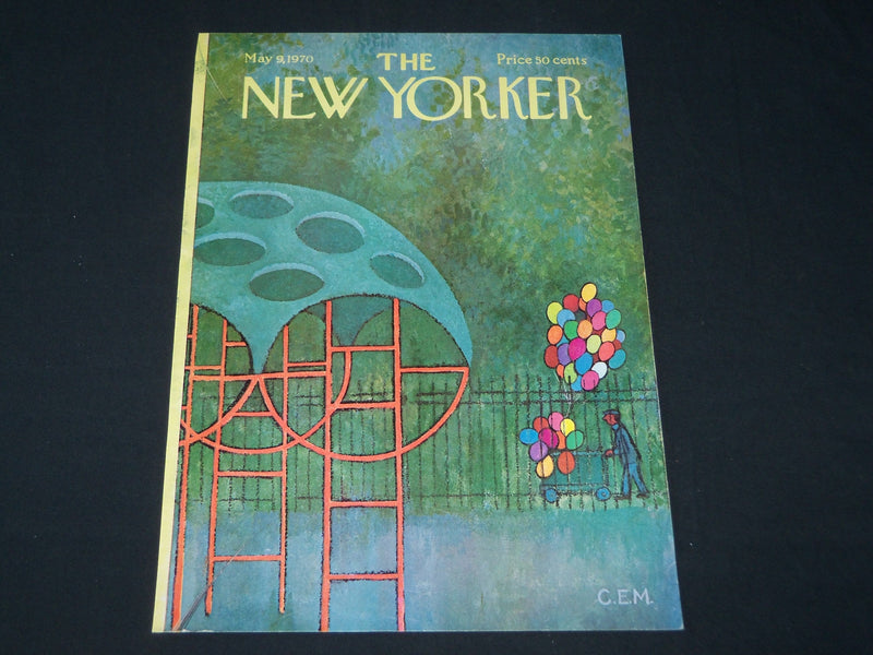 1970 MAY 9 NEW YORKER MAGAZINE FRONT COVER ONLY - GREAT ART FOR FRAMING