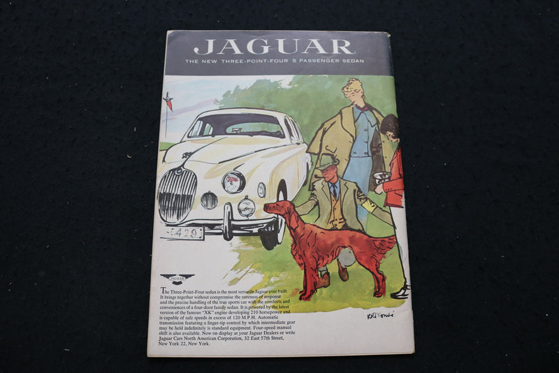 1957 SEPTEMBER ROAD & TRACK MAGAZINE - FIAT 1100-TV COVER - B 3455U