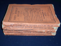 1903 NORTH AMERICAN REVIEW LOT OF 5 ISSUES - GREAT STORIES/ARTICLES - WR 666