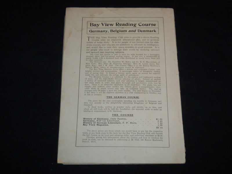 1904 MARCH THE BAY VIEW MAGAZINE VOLUME 11 NO. 5 - GERMANIA - J 9046