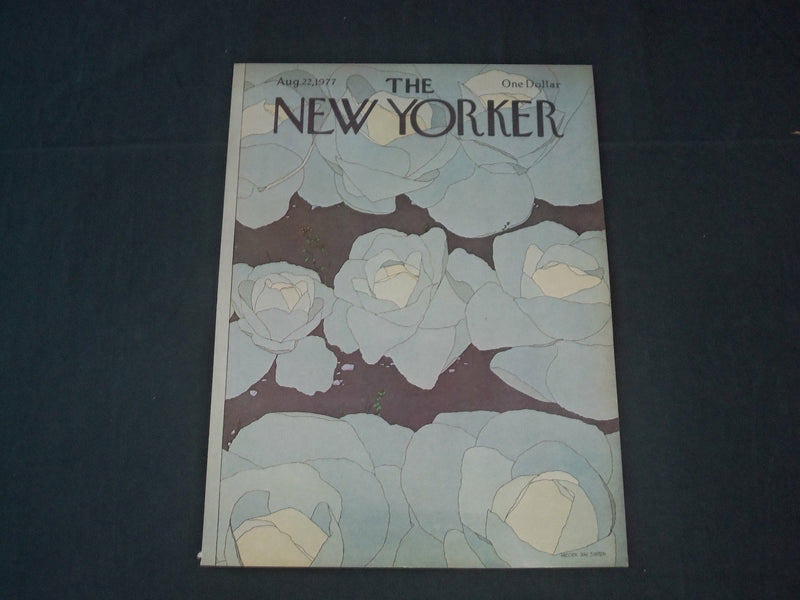 1977 AUGUST 22 NEW YORKER MAGAZINE FRONT COVER ONLY - GREAT ART FOR FRAMING