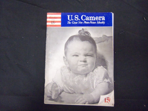 1941 OCTOBER U.S. CAMERA MAGAZINE - NICE PHOTOS, ARTICLES & ADS - ST 1913