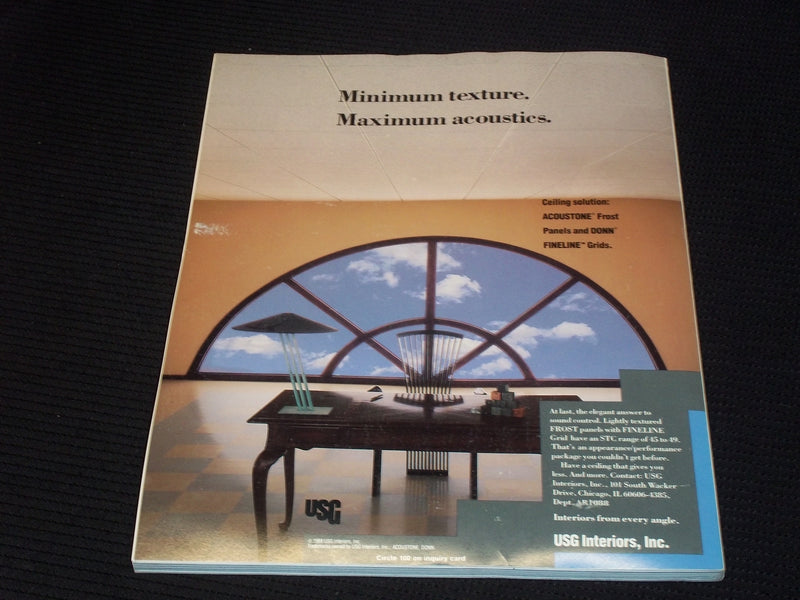 1988 OCTOBER ARCHITECTURAL RECORD MAGAZINE - INDUSTRIAL BUILDINGS COVER - E 978