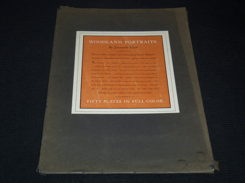 1954 WOODLAND PORTRAITS VOLUME BY JEANNETTE KLUTE - KODAK - 50 PLATES - KD 6247B