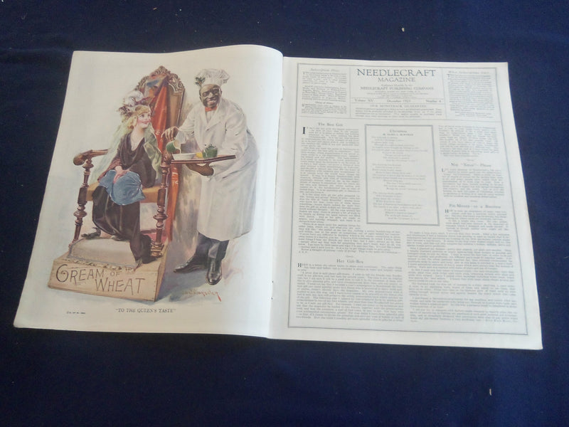 1923 DECEMBER NEEDLECRAFT MAGAZINE - BEAUTIFUL COVER & PATTERNS - ST 200B
