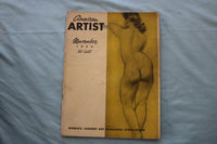 1953 NOVEMBER AMERICAN ARTIST MAGAZINE - A GREAT ILLUSTRATION COVER - E 26591