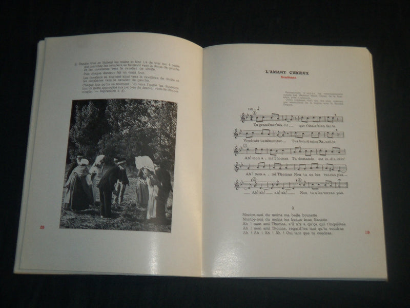 1950 25 DANSES NORMANDES FRENCH BOOK BY JEANNE MESSAGER - NICE PHOTOS - KD 5716