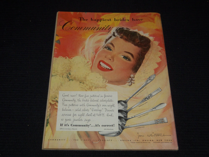 1949 OCTOBER REDBOOK MAGAZINE - O MORTAL LOVE! - ST 2968Y