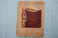 1944 EVE WHITNEY - GEORGE HURRELL JIGSAW PUZZLE & ENVELOPE - K 2532