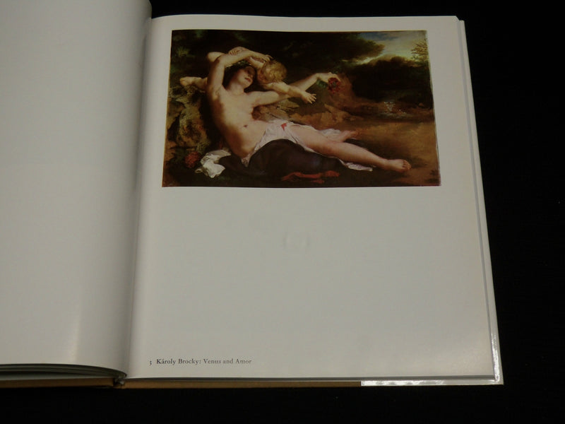1972 NINETEENTH CENTURY HUNGARIAN PAINTING HARDCOVER BOOK BY GABOR POGANY-R 720Q
