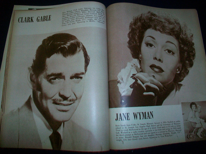 1946 SCREEN ANNUAL MAGAZINE - JUNE ALLYSON COVER - GREAT PHOTOS - J 1848