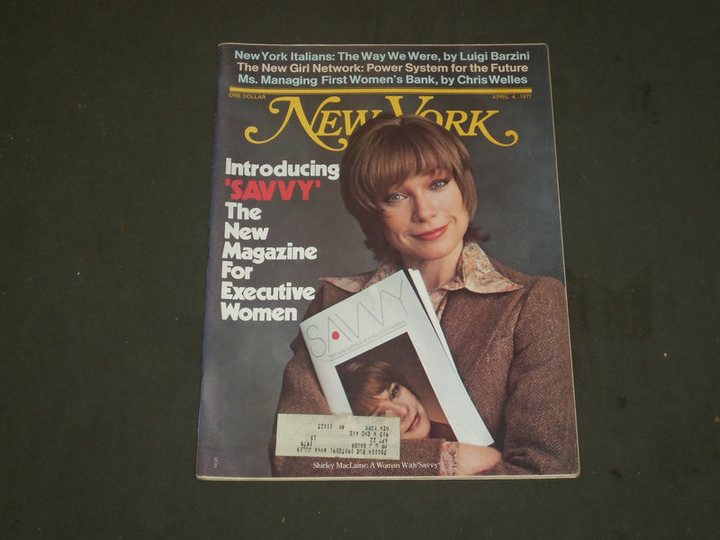 1977 APRIL 4 NEW YORK MAGAZINE - SHIRLEY MACLAINE - B 2132