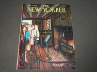 1963 MARCH 23 NEW YORKER MAGAZINE FRONT COVER ONLY - GREAT ART FOR FRAMING