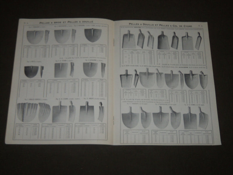 1930 GOUVY & CIE PELLES FRENCH CATALOGUE- SHOVELS - GREAT ILLUSTRATIONS - FR 520