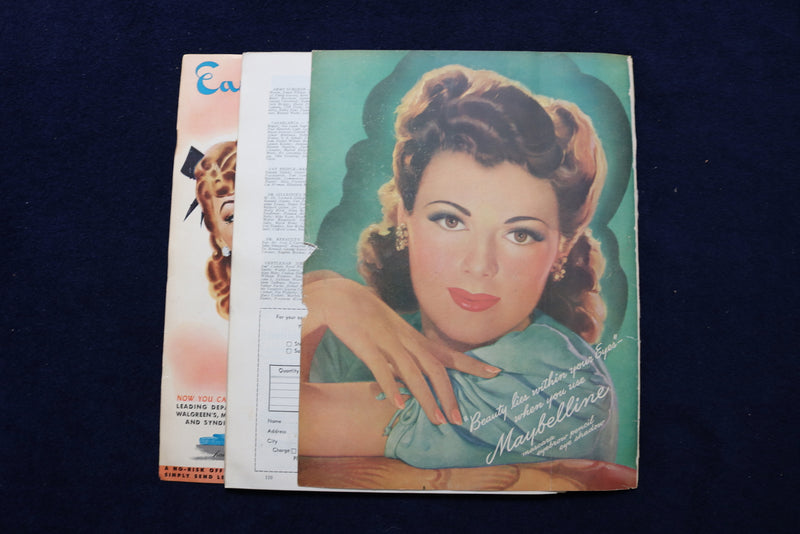 1943 FEBRUARY PHOTOPLAY MAGAZINE - RITA HAYWORTH COVER - E 17517