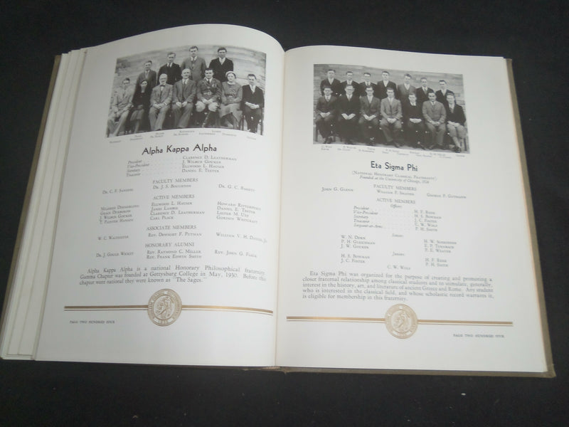 1934 THE SPECTRUM GETTYSBURG COLLEGE YEARBOOK - GETTYSBURG, PA - YB 2515