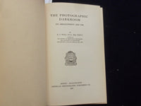 1933 THE PHOTOGRAPHIC DARKROOM HARDCOVER BOOK BY E.J. WALL - KD 8464