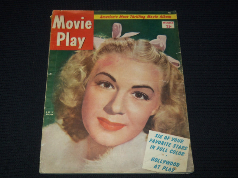 1945 WINTER MOVIE PLAY MAGAZINE - BETTY HUTTON COVER - E 14582