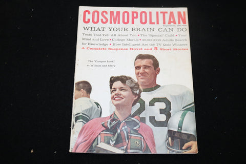 1957 SEPTEMBER COSMOPOLITAN MAGAZINE - CAMPUS LOOK COVER - SP 5423T