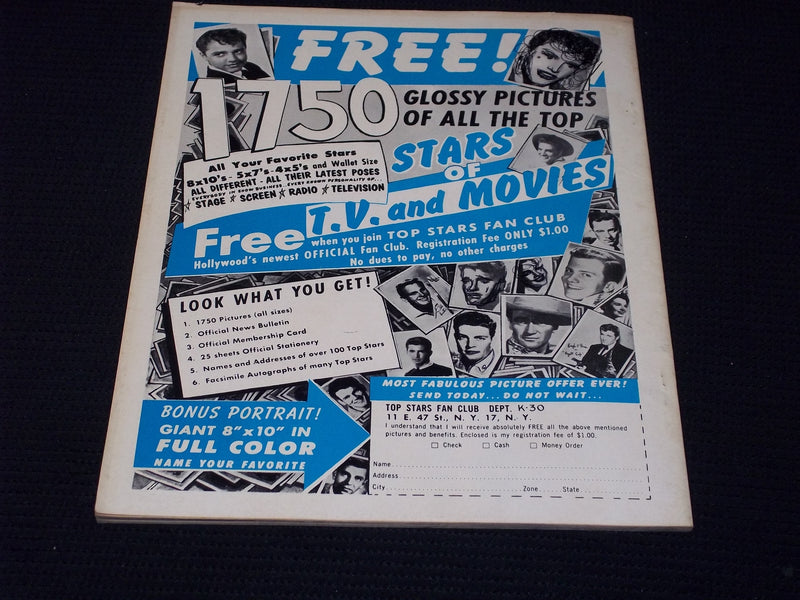 1959 AUGUST STARLIFE MAGAZINE - DWAYNE HICKMAN PREMIER ISSUE - E 17242