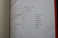 1955 HARVARD FOOTBALL PROGRAMS - BOUND VOLUME - TED KENNEDY - KD 9572