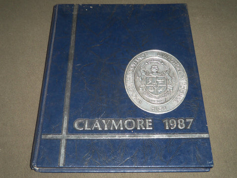 1987 CLAYMORE GOVERNOR LIVINGSTON HIGH SCHOOL YEARBOOK - BERKELEY HTS - YB 963
