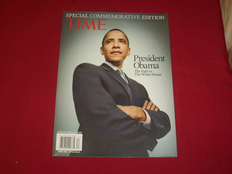 2009 TIME MAGAZINE-COMMEMORATIVE EDITION-OBAMA, PATH TO THE WHTIE HOUSE- B 6053