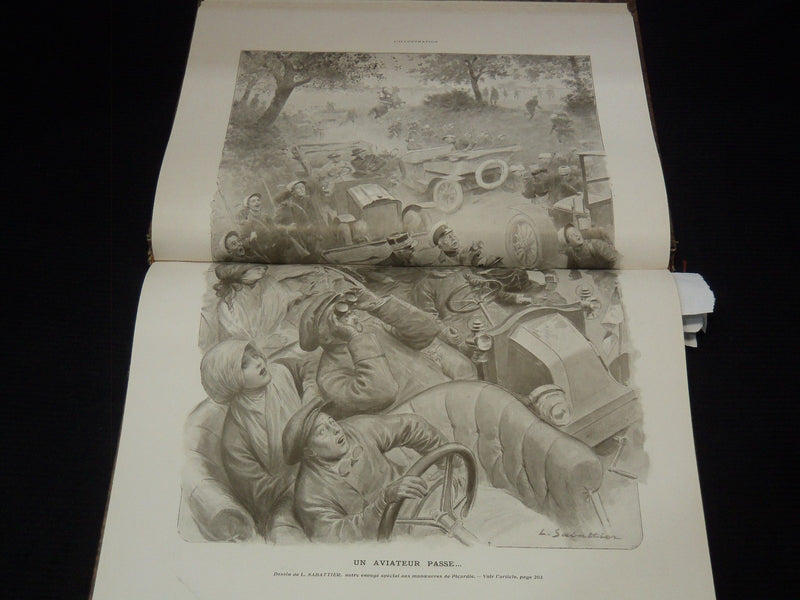 1910 JULY-DECEMBER L'ILLUSTRATION FRENCH MAGAZINE BOUND VOLUME