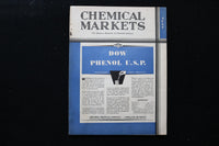 1933 JULY CHEMICAL MARKETS MAGAZINE - DOW PHENOL U.S.P. COVER - SP 6258S