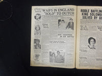 1936 AUGUST 16 NEW YORK SUNDAY MIRROR - JOE LOUIS CHOICE OVER GOB - NP 2319