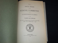 1907 UPTON TOWN OFFICERS ANNUAL REPORT - MASSACHUSETTS - J 8806