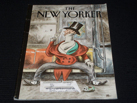 2016 FEBRUARY 8 & 15 THE NEW YORKER MAGAZINE NICE ILLUSTRATED COVER - E 3232