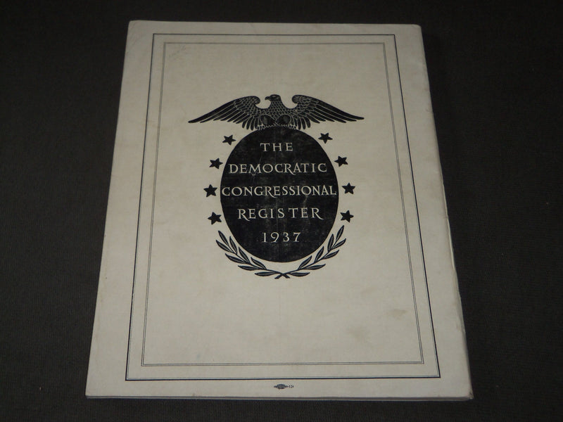 1937 THE DEMOCRATIC CONGRESSIONAL REGISTER - LYNDON JOHNSON - PHOTOS - J 3177