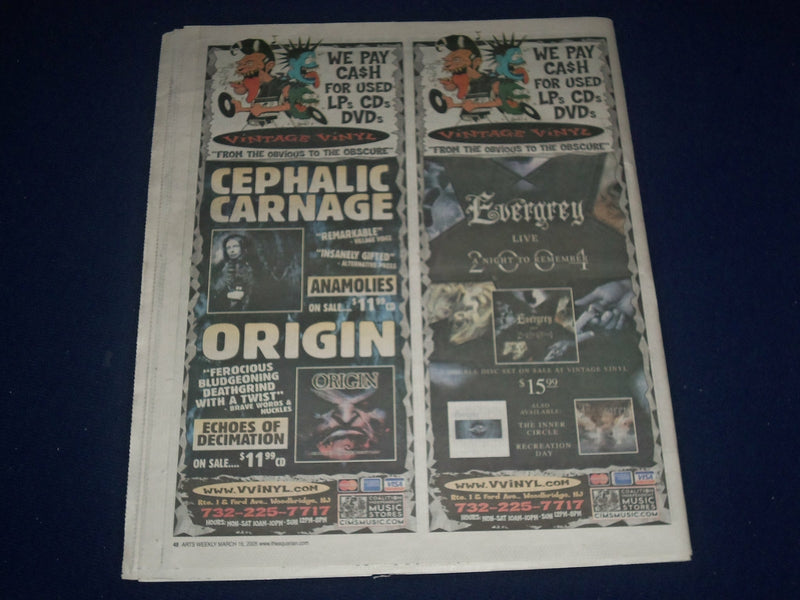 2005 MARCH 16-23 AQUARIAN WEEKLY NEWSPAPER - HENRY ROLLINS COVER - J 1134