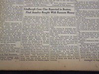 1934 APRIL 19 NEW YORK TIMES - LINDBERGH CLUE REPORTED IN BOOTON - NT 4217