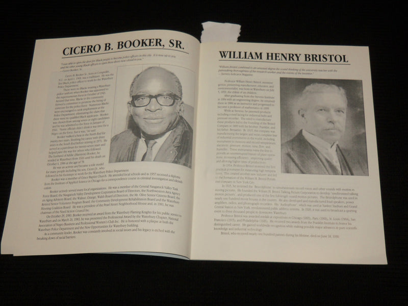 1997 SILAS BROWNSON'S WATERBURY HALL OF FAME SOFTCOVER BOOK - J 6995