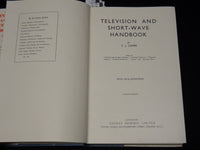 1939 TELEVISION AND SHORT-WAVE HANDBOOK BY F. J. CAMM - FOURTH EDITION- KD 4585R