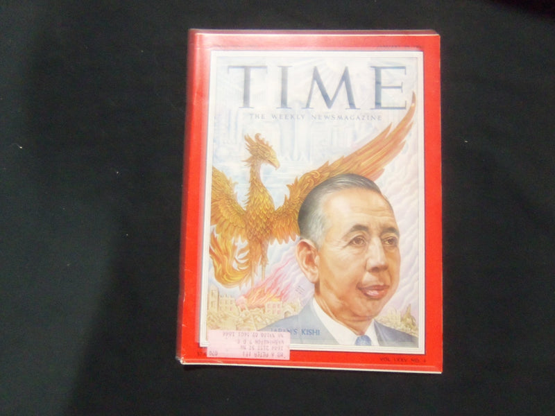1960 JANUARY 25 TIME MAGAZINE - JAPAN'S NOBUSUKE KISHI - T 1727