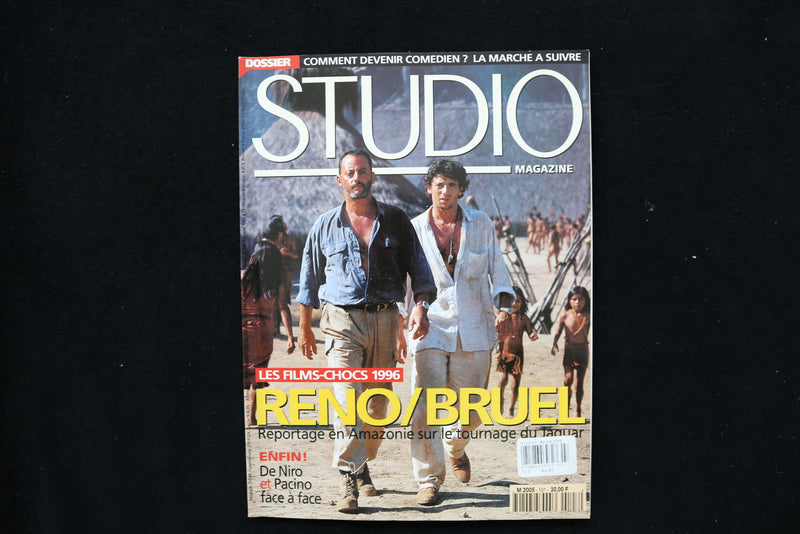 1996 FEBRUARY STUDIO MAGAZINE - RENO/BRUEL COVER - FRENCH - E 24661