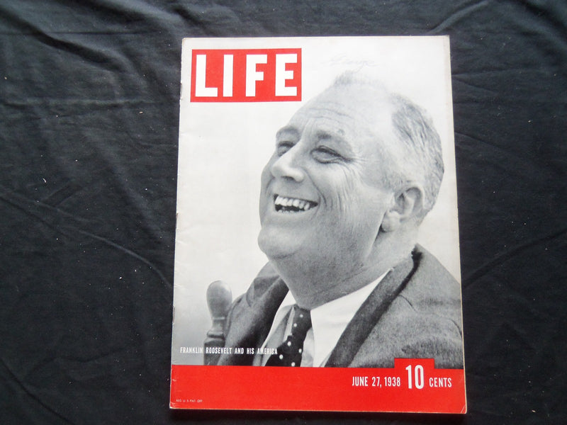 1938 JUNE 27 LIFE MAGAZINE - FRANKLIN ROOSEVELT- L 84