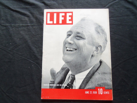 1938 JUNE 27 LIFE MAGAZINE - FRANKLIN ROOSEVELT- L 84