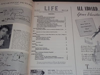 1939 MARCH 27 LIFE MAGAZINE - SPRING SHOWER COVER - L 123