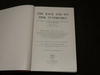 1955 THE BACK AND ITS DISK SYNDROMES BOOK BY PHILIP LEWIN M. D. - KD 6288